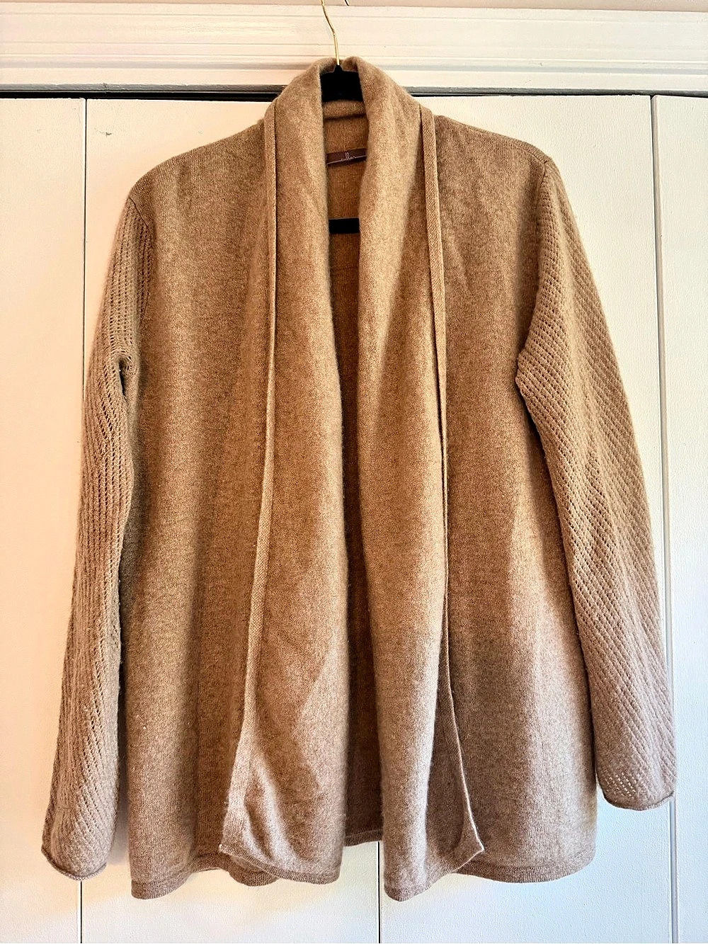 Alfani Open Front Cardigan in Brown Size XL
